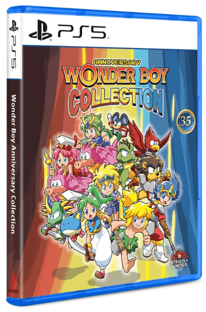 Wonder Boy Anniversary Collection box art for Playstation 5